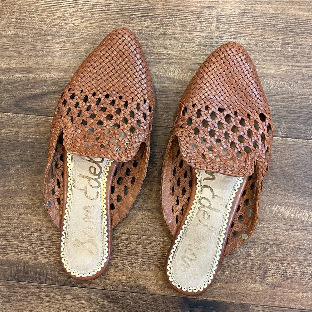 Brown slip on